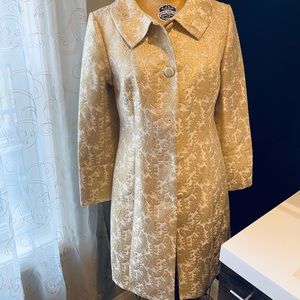 Beautiful gold brocade long coat